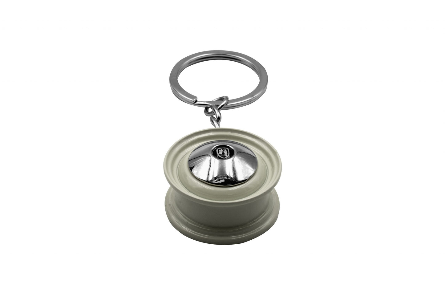 Smoothie Wheel Key Chain White