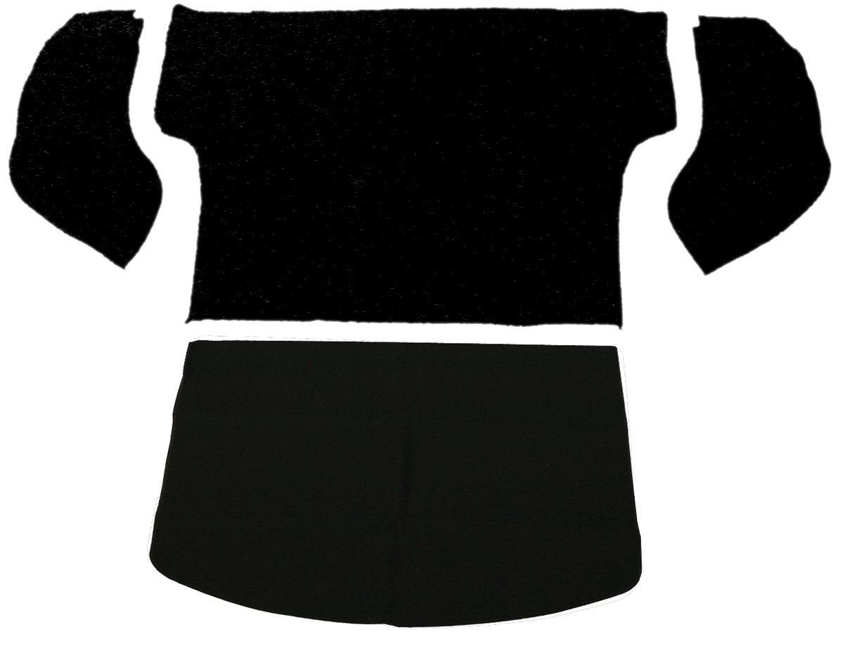 Carpet Kit 54 77, 4 Piece Black