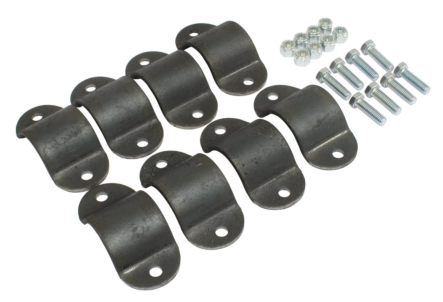 Raw Axle Beam Clamp Kit, 8 pcs. (Incl. Hardware)