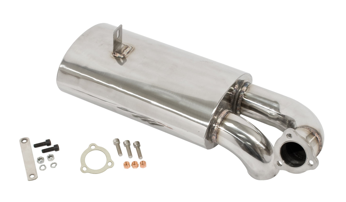 Stainless Steel Sideflow Muffler Only