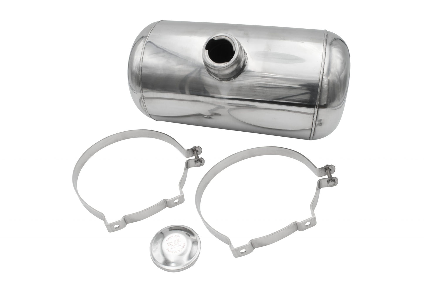 Gas Tank, 8" X 16", Center Fill, 3.1 Gallon, S/S Cap