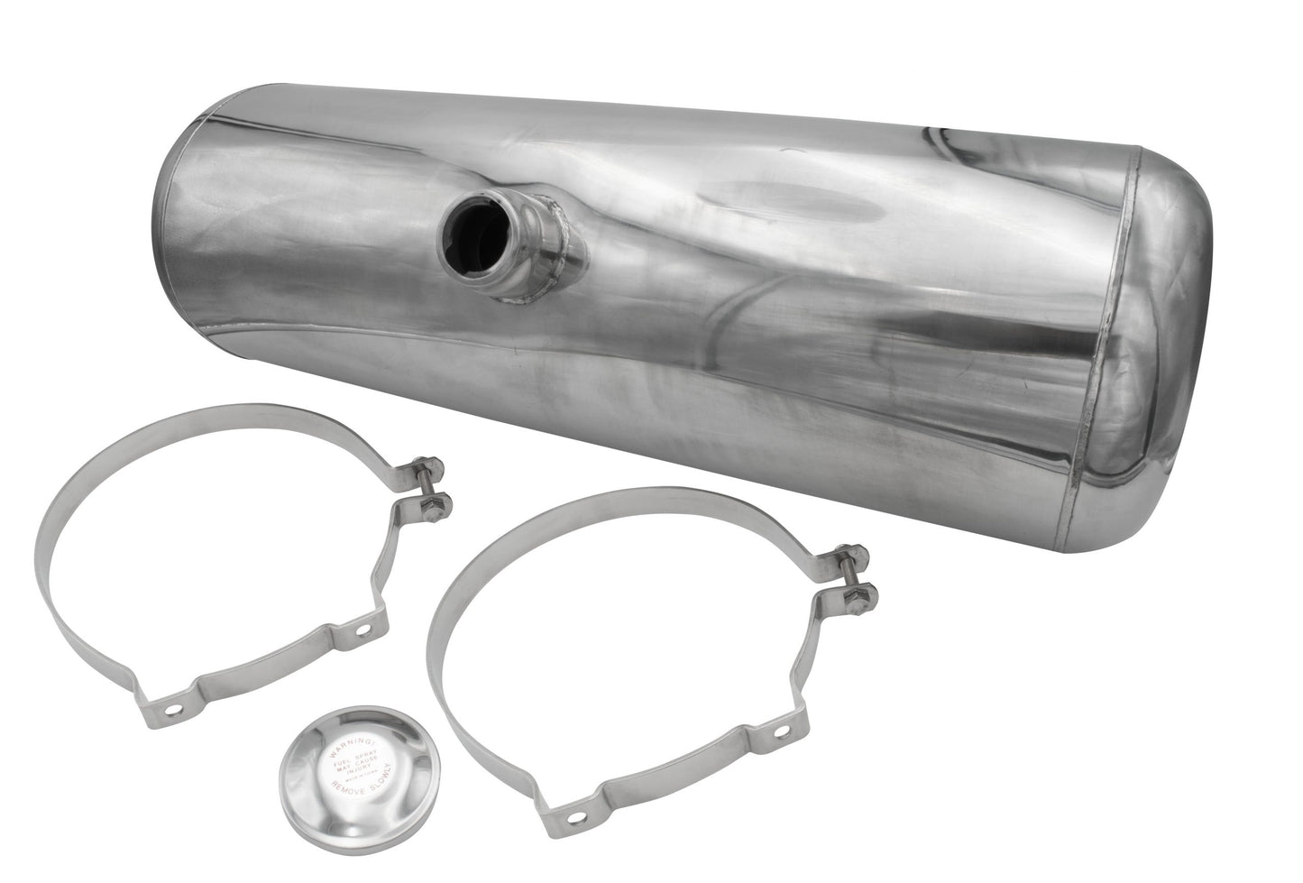 S/S Gas Tank, 8" X 30", Center Fill, 6.1 Gallon
