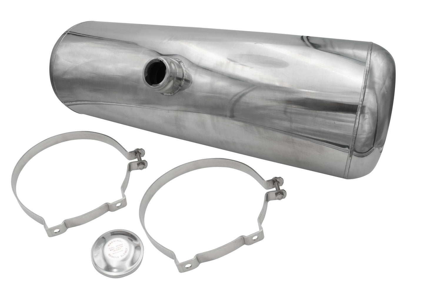S/S Gas Tank, 10" X 30", Center Fill, 9.5 Gallon, S/S Cap