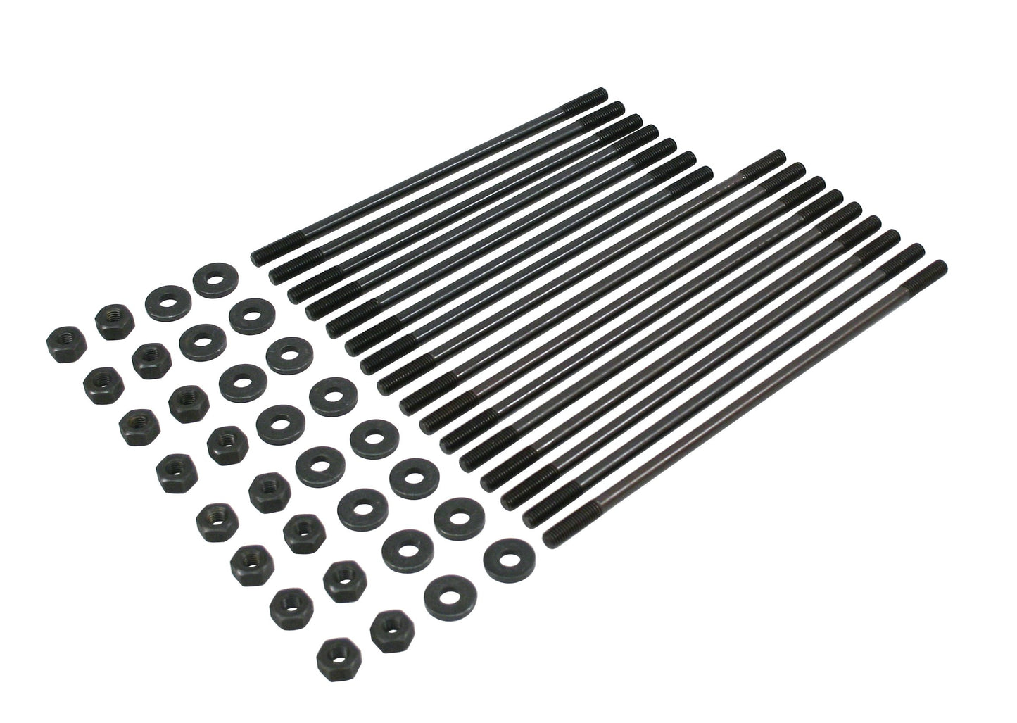 Stock Length 8mm Chromoly Case Stud Kit, for Single Port Heads