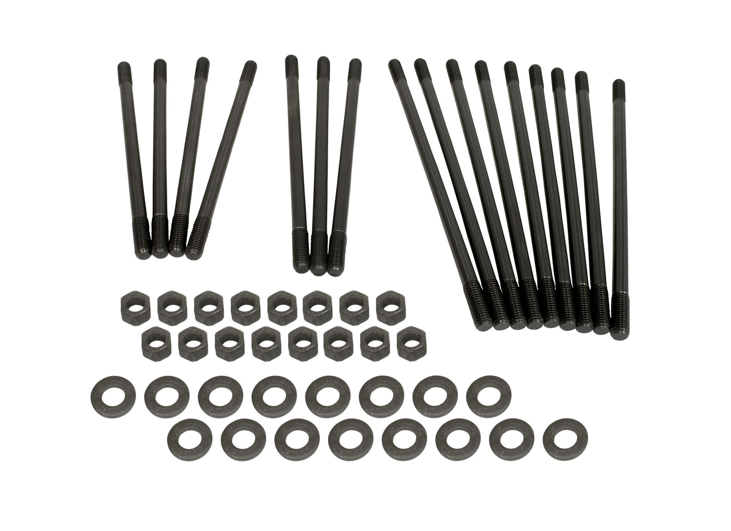 Chromoly Case Stud Kit, 10mm, Stock Length