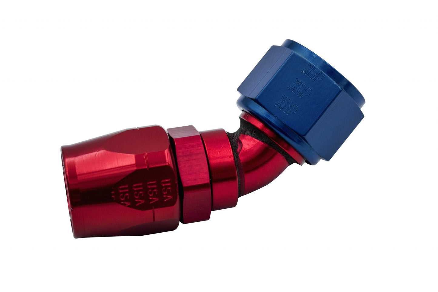XRP 10 45º Double Swivel Hose End Aluminum