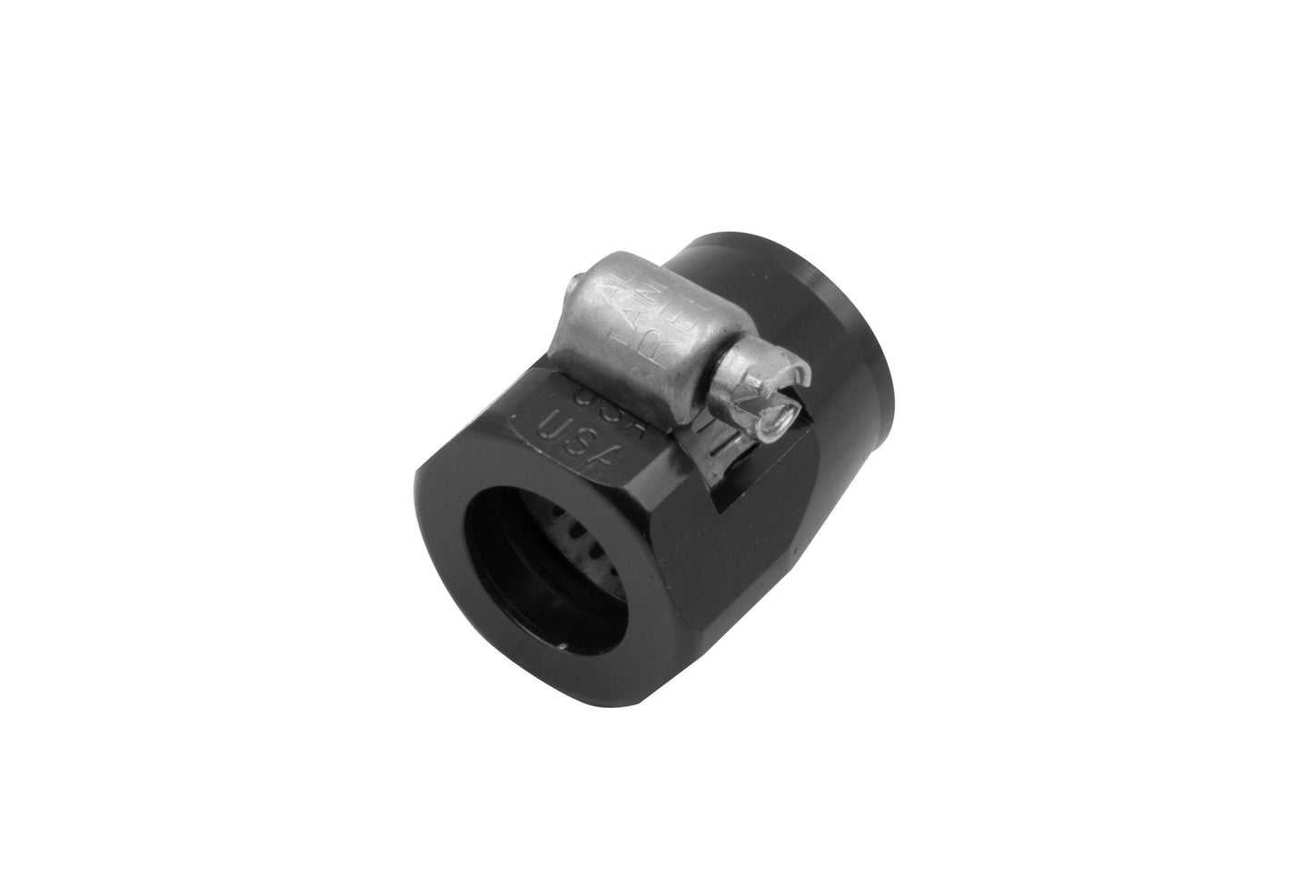XRP 8 HOSE FINISHER 11/16" ID HEX BODY ALUMINUM BLACK ANODIZED