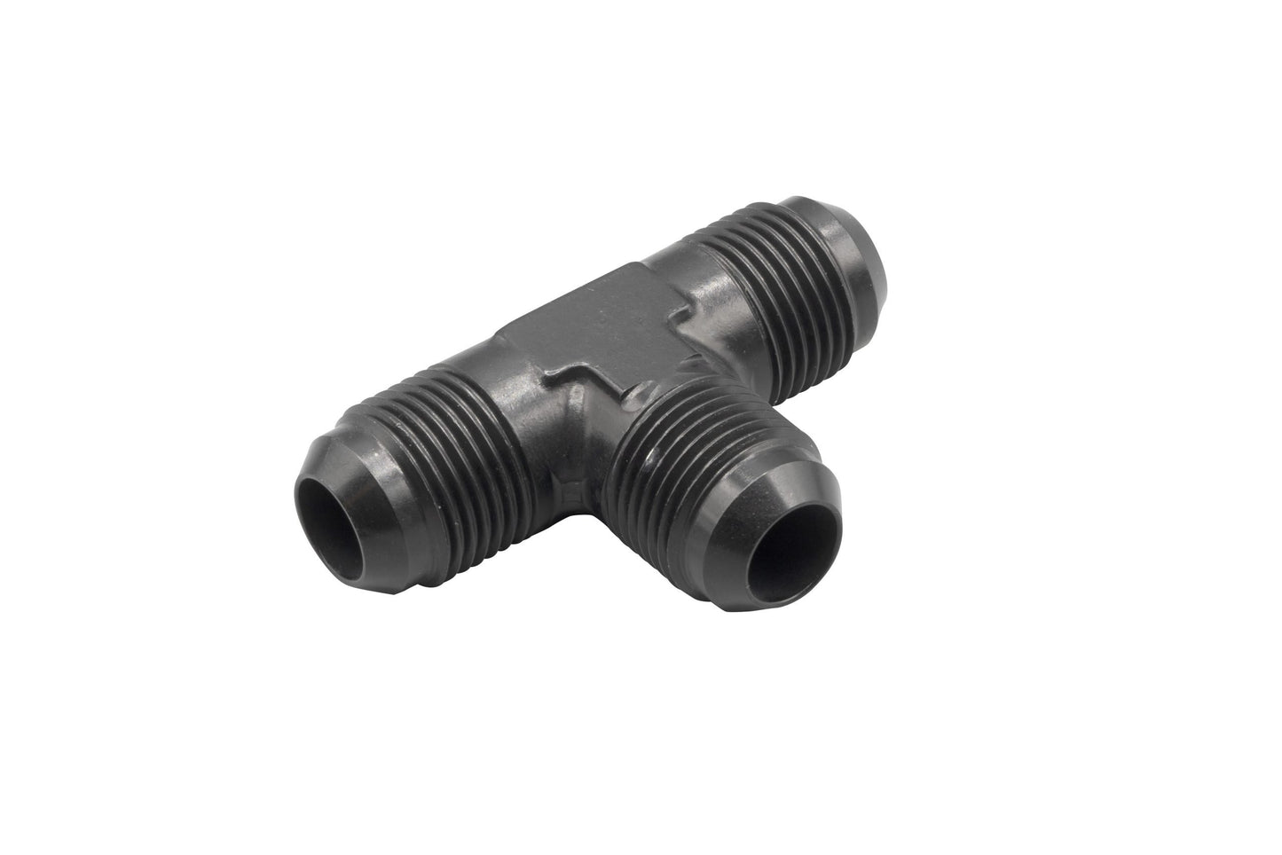TEE, FLARE 10 ALUMINUM BLACK ANODIZED