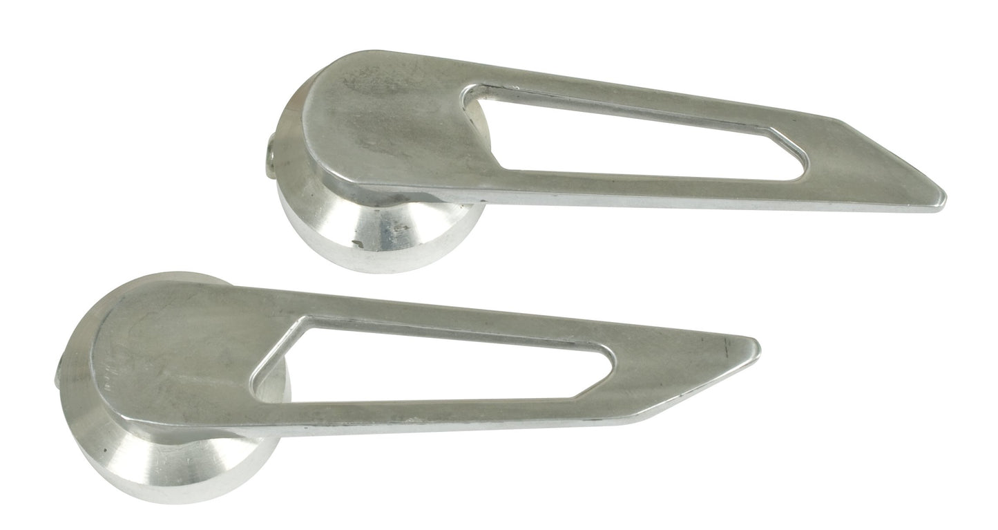 Billet Style Door Handles, Type 1 & 3, thru 66, Pair