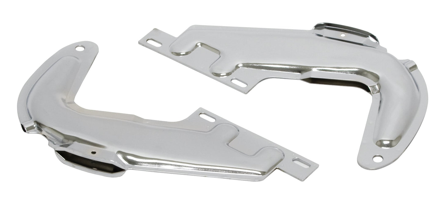 Chrome Hood Hinges, Pair