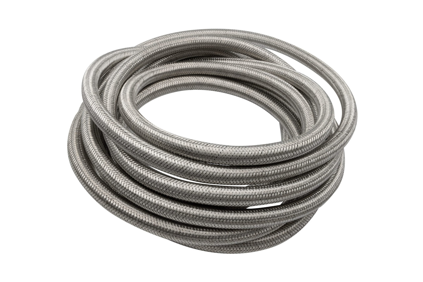 1/2" I.D. (#8) Braided Stainless Line, 10' Length Skinpacked