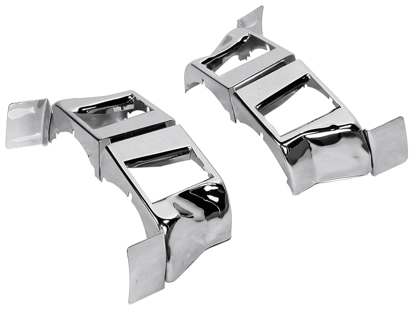 Cool Tin, Chrome, Pair