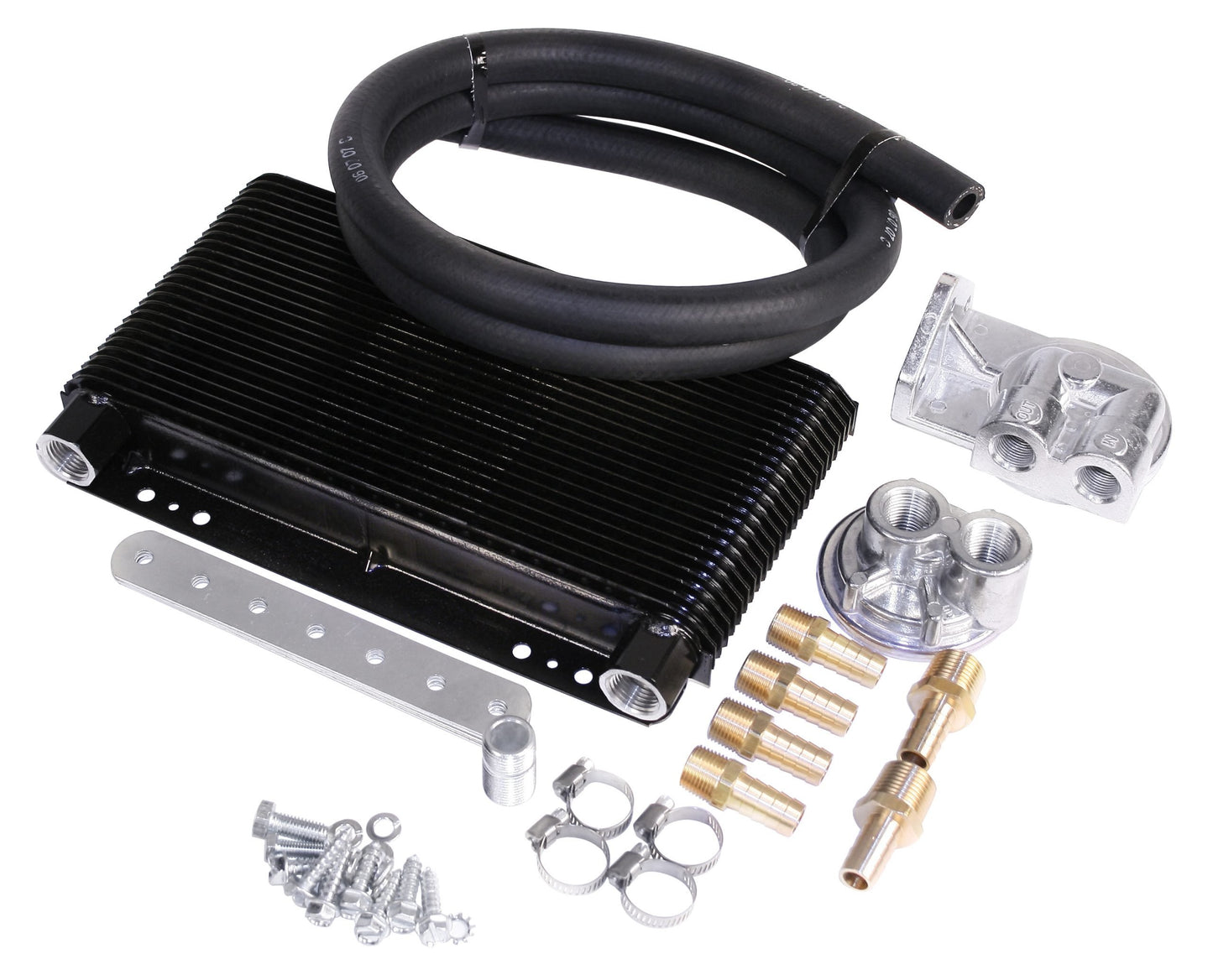 72 Plate Oil Cooler Kit with Bypass Adapter