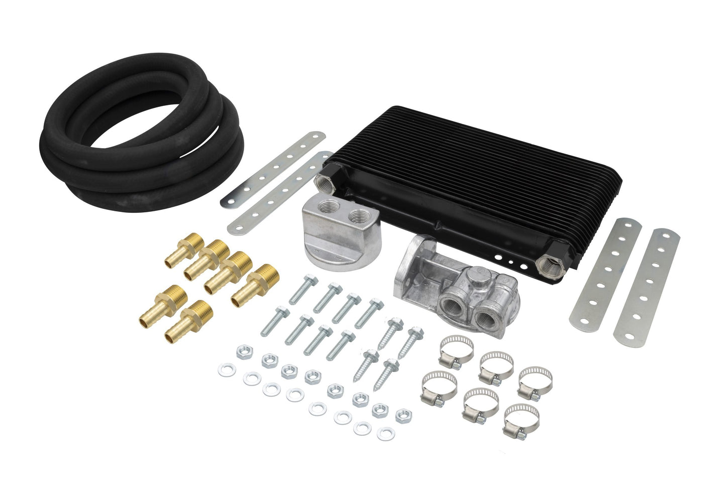 48 Plate Oil Cooler Kit with Bypass Adapter