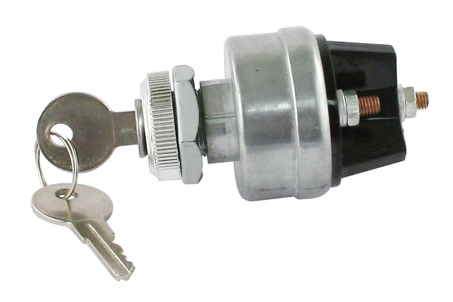 Universal Ignition Switch with Keys for 6 or 12 Volt Systems