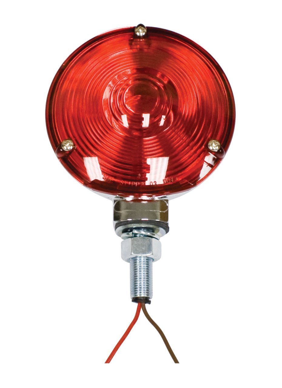 H.D. Off Road Tail Light with Red Lens, Pair
