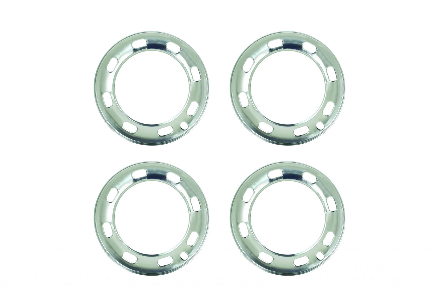 Beauty Rings, Late, 68 72, 8 Holes, Set of 4 (Bagged)