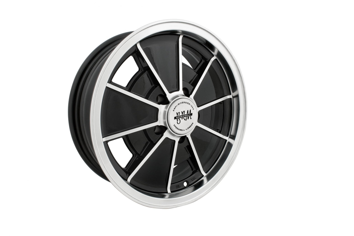 Gloss Black with Polished Lip & Spoke Edges 17" x 5.5" 5x112
