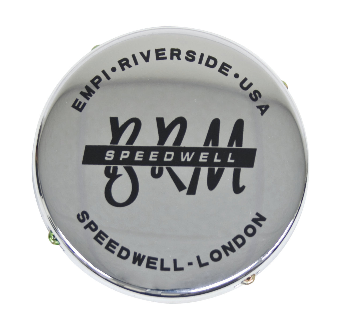 Chrome Low Cap with BRM, EMPI, & Speedwell, Cap Only