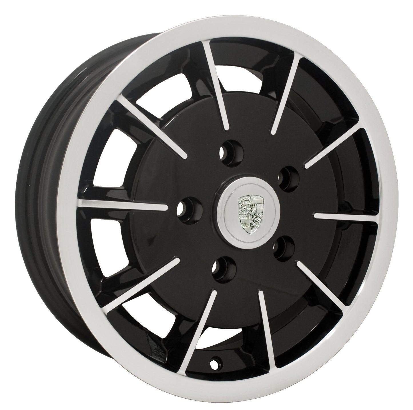 Gloss Black with Polished Lip & Face 15 5 1/2Â 45 5 Ball 5x130 17