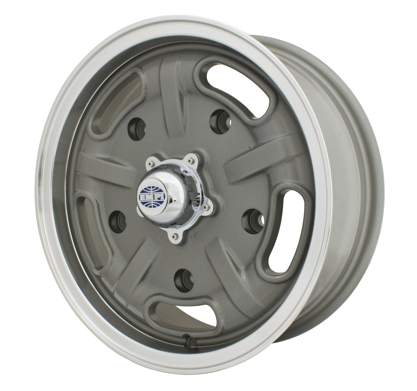 Gun Metal Grey with Polished Lip 15 5.5 14 3.75 60• 5x205 15.4