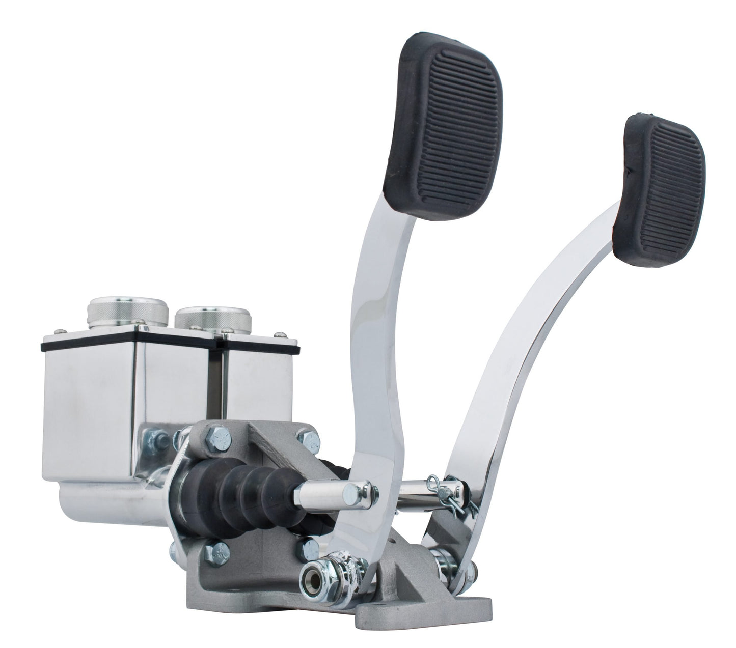 Dual Pedal Assembly, 3/4" Clutch 7/8" Brake, fitting size is 1/8" NPT.