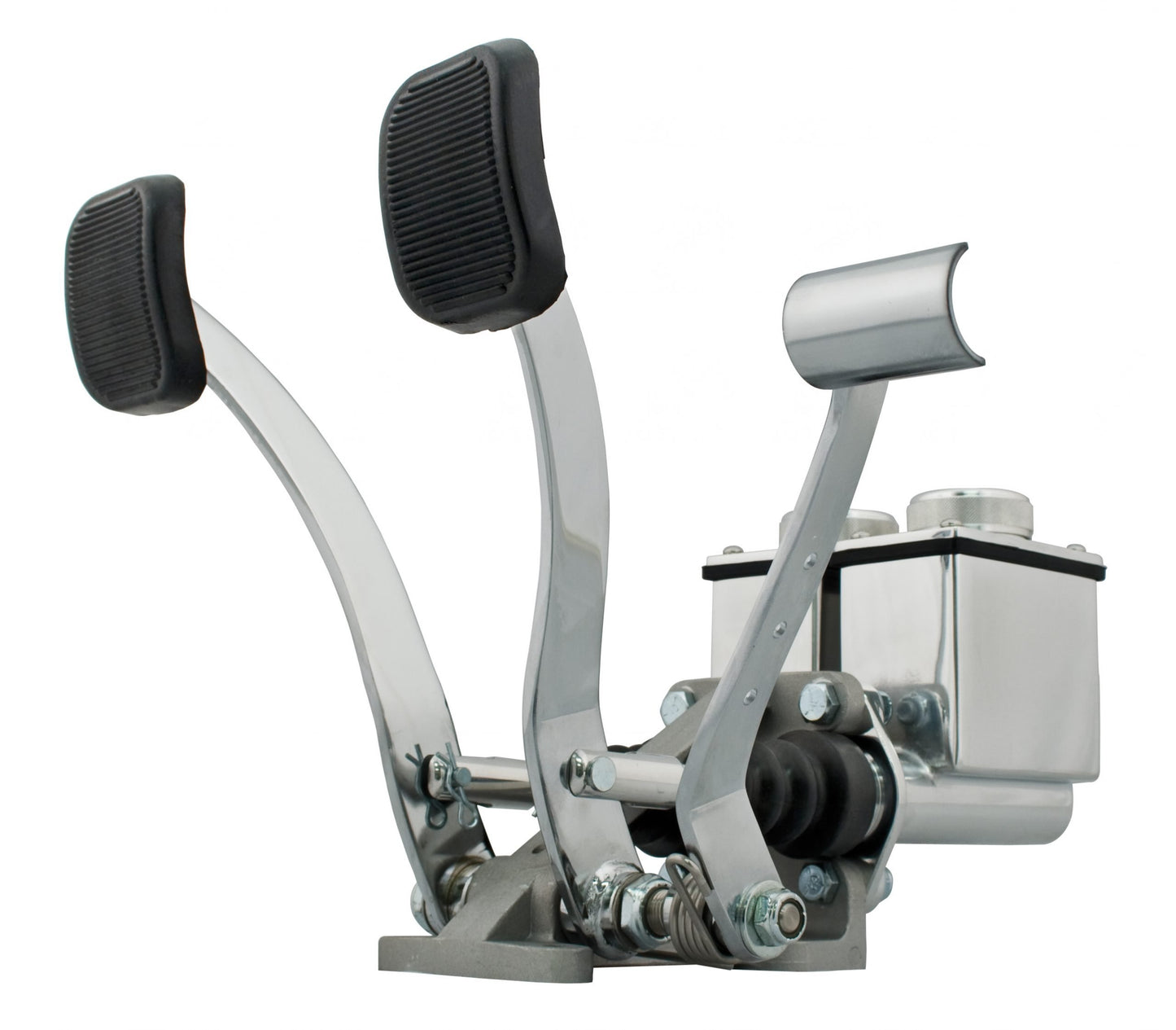 Dual Pedal Assembly with Throttle Pedal, 3/4" Clutch 7/8" Brake, fitting size is 1/8" NPT.