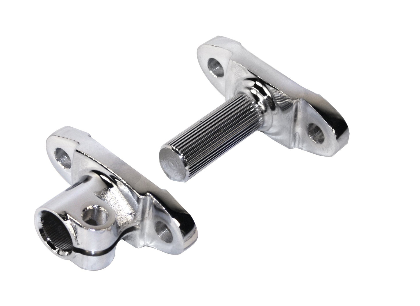Stock Steering Coupler, Chrome, 2 piece Set