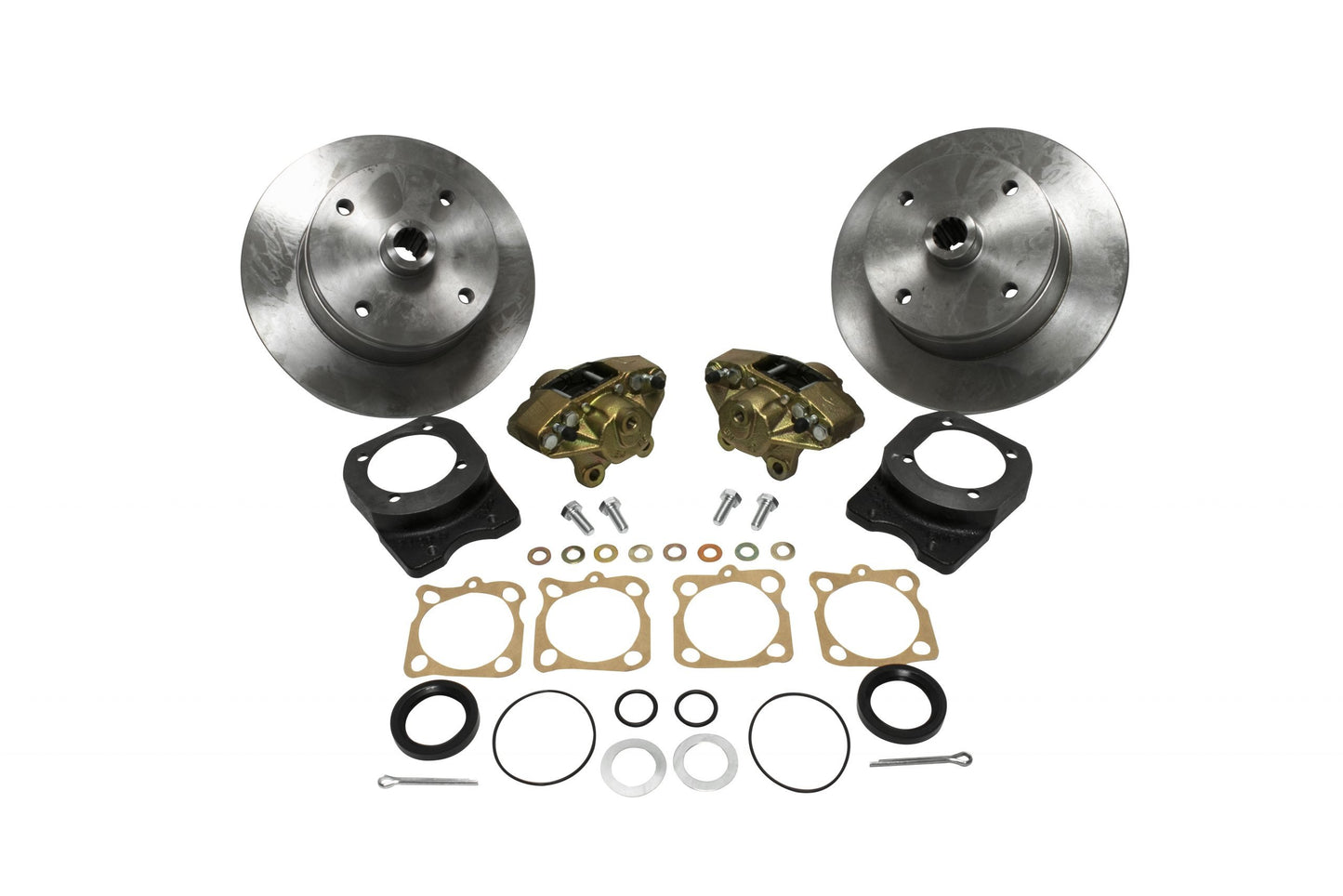 Rear Disc Brake Kit, I.R.S., 68 & Later, 4x130 with14x1.5mm Threads, Deluxe Kit