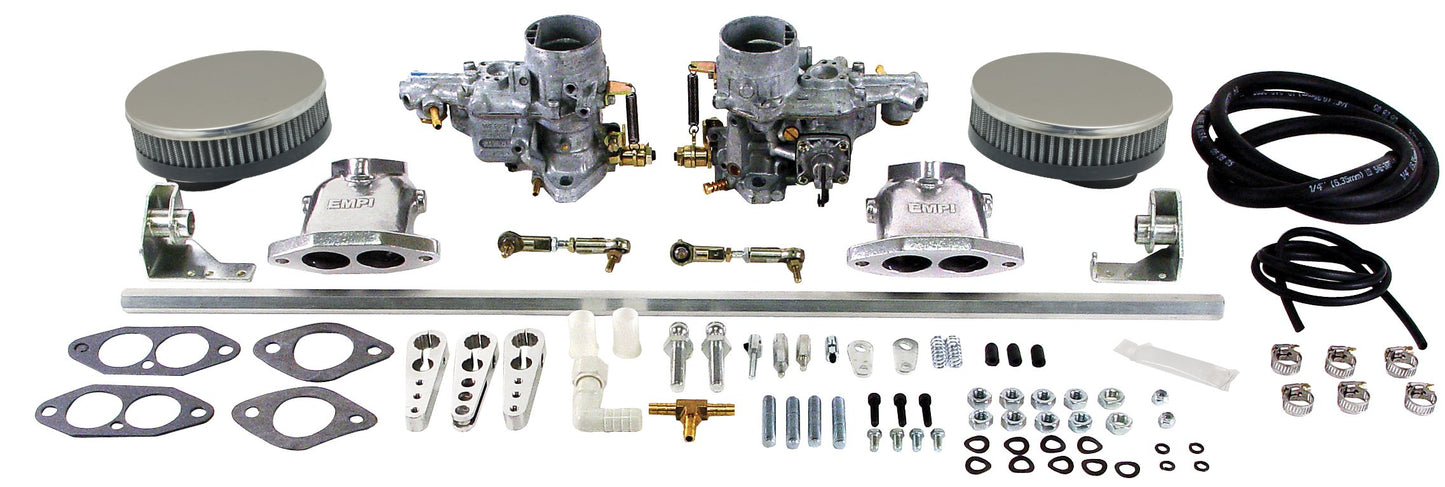 EMPI Dual WEBER 34 ICT Kit, Type 3Â Dual Port with Air Cleaners