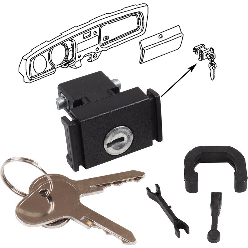 Lock for Glove Box with Keys