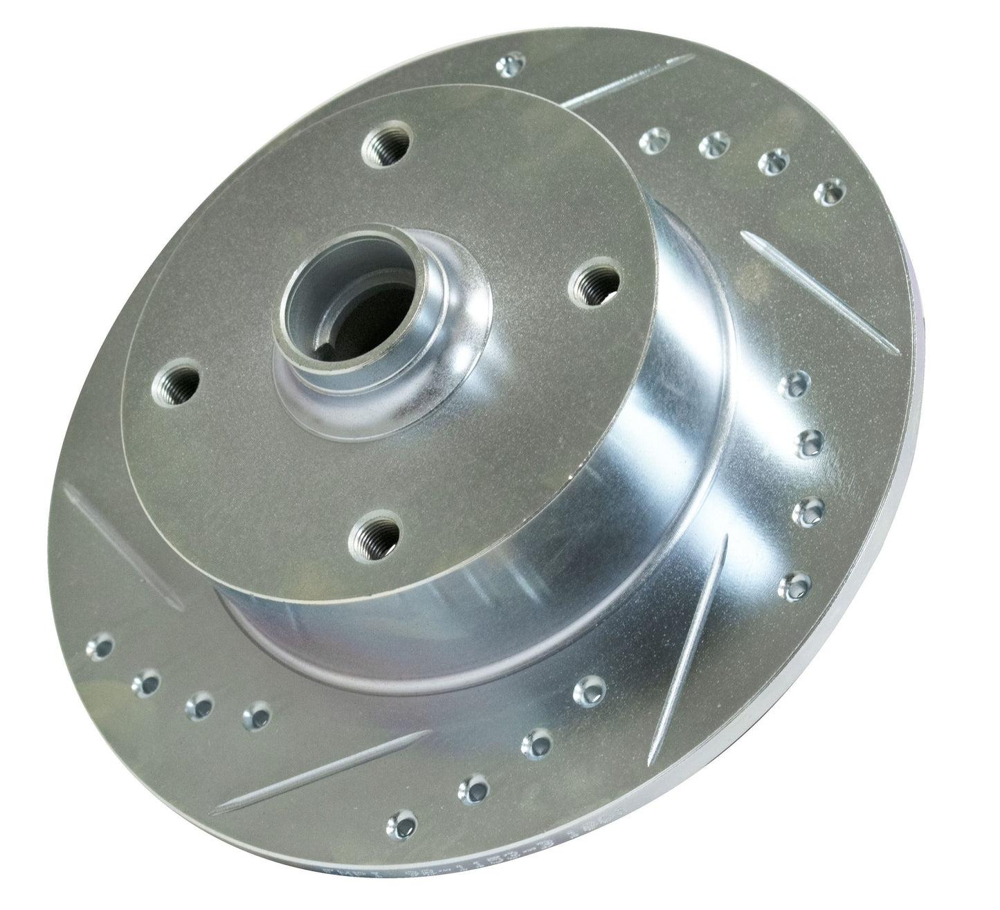 Replacement Front Left Rotor, 4/130, 14 x 1.5mm threads, Ball Joint Front, All Type 1 66 79 w/ Disc Brakes, Ghia 66 74, Type 3 66 71