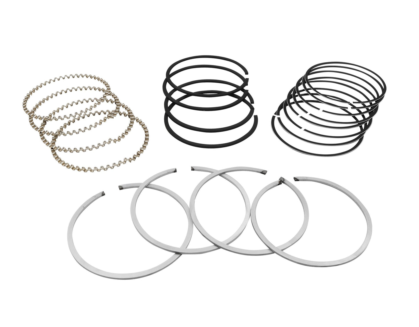 HASTINGS PISTON RING SET, 87mm, 2X2X5, Chrome Compression Rings