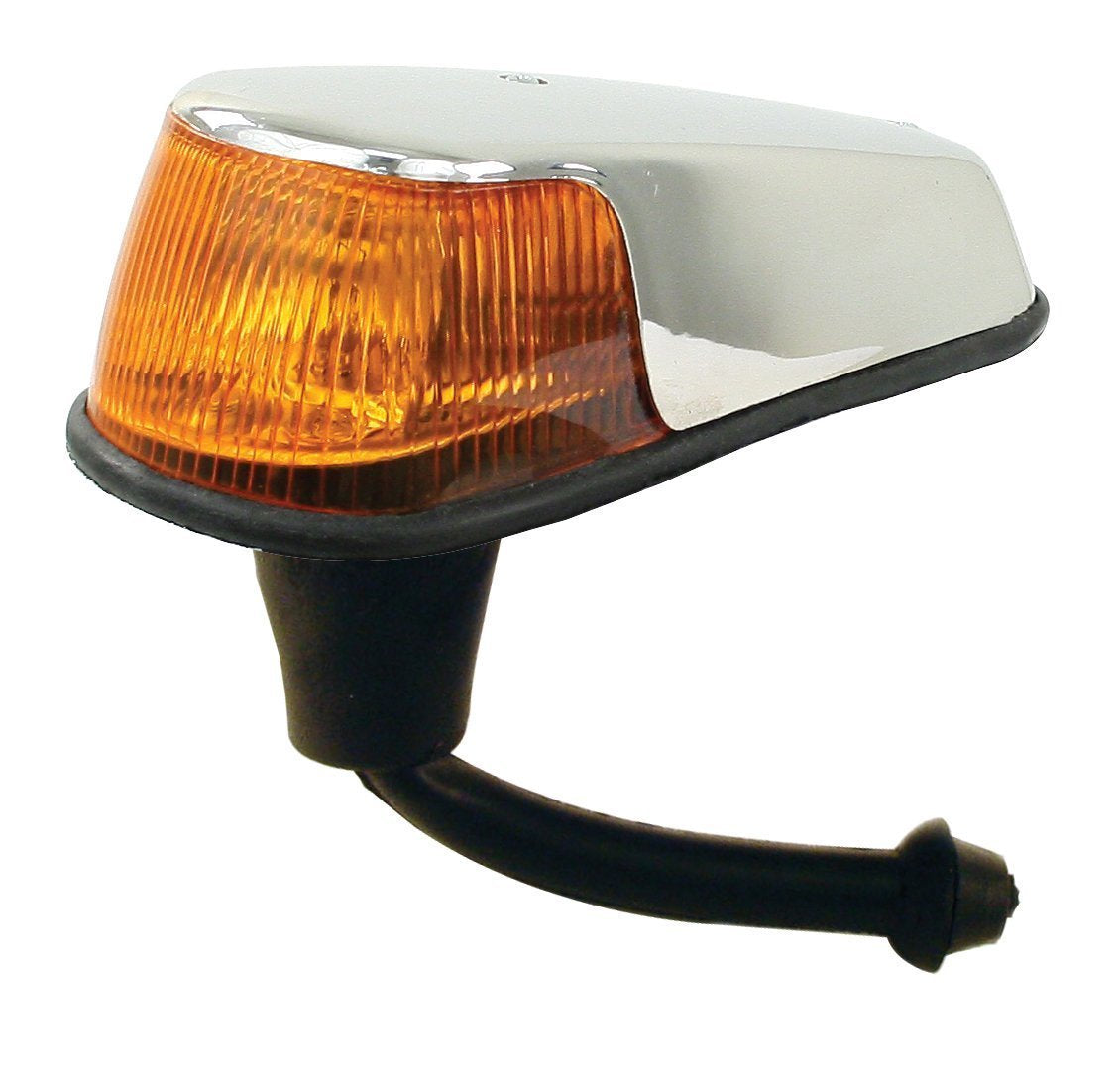 Turn Signal Assy., Right, 70 79, Amber (Chrome Plated Plastic)