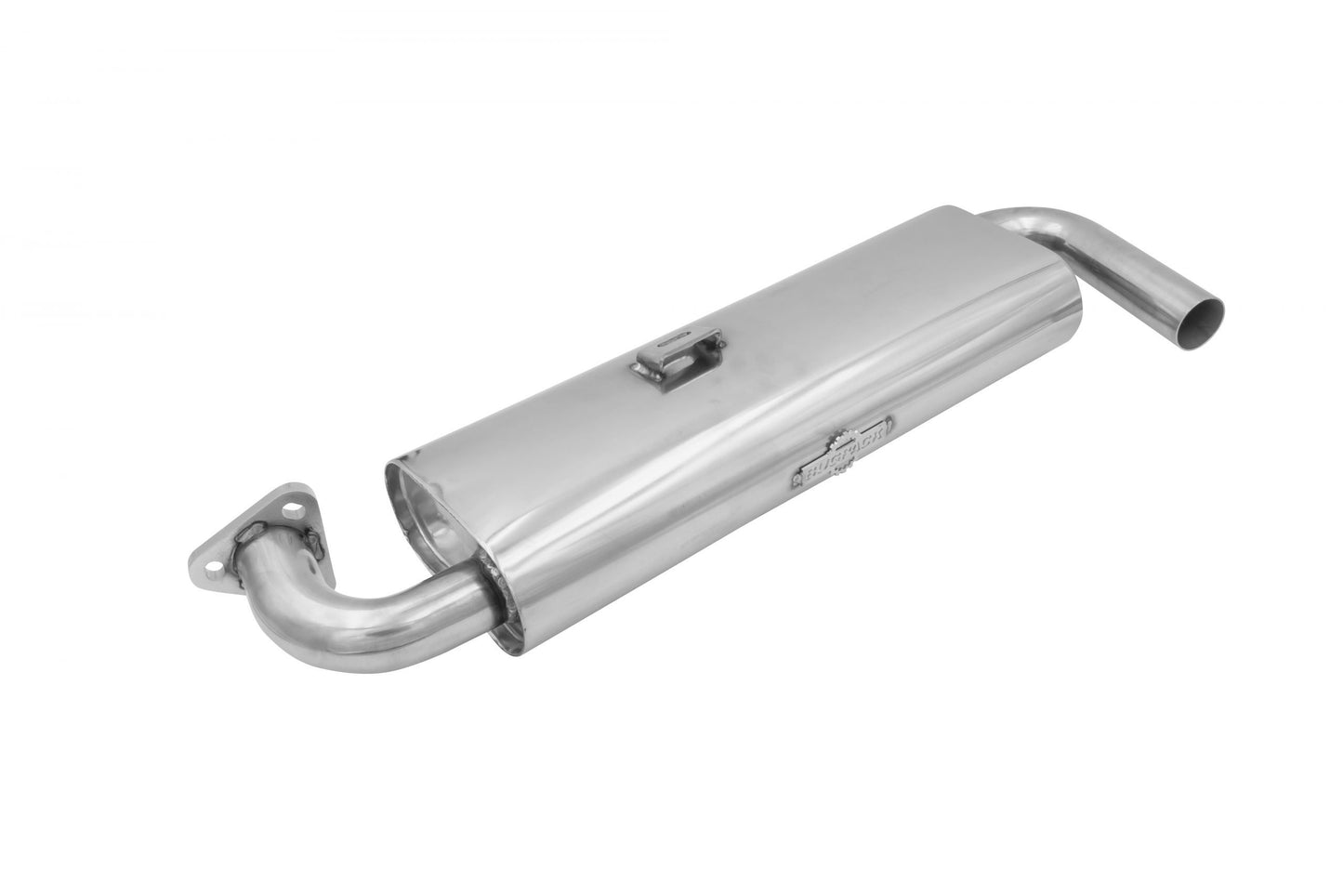 BUGPACK Single Quiet Pack Muffler for Street Headers