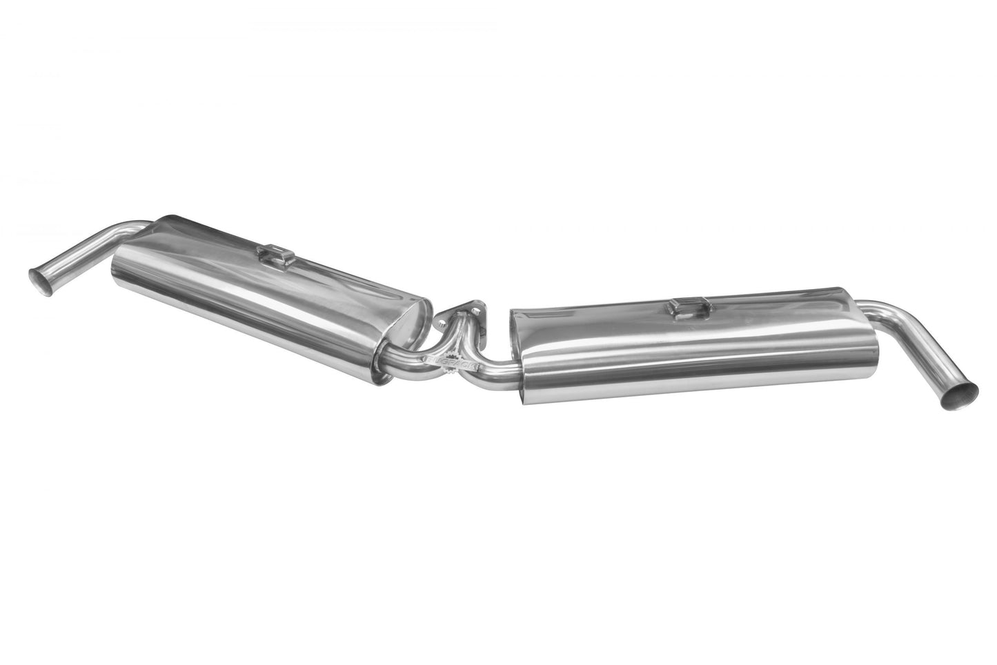 BUGPACK Dual Quiet Pack Muffler for Street Headers