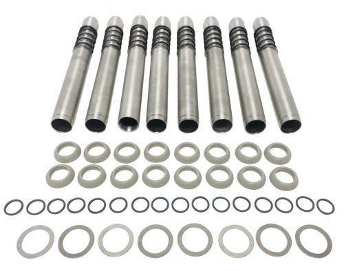 Leak Proof Pushrod Tubes, Silver
