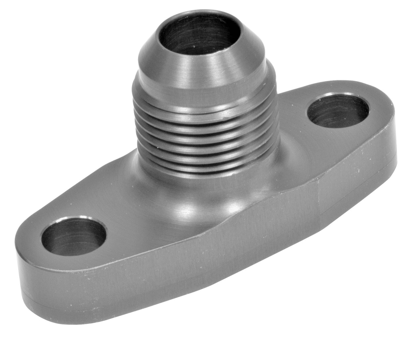 Billet Turbo Drain, #10, Silver