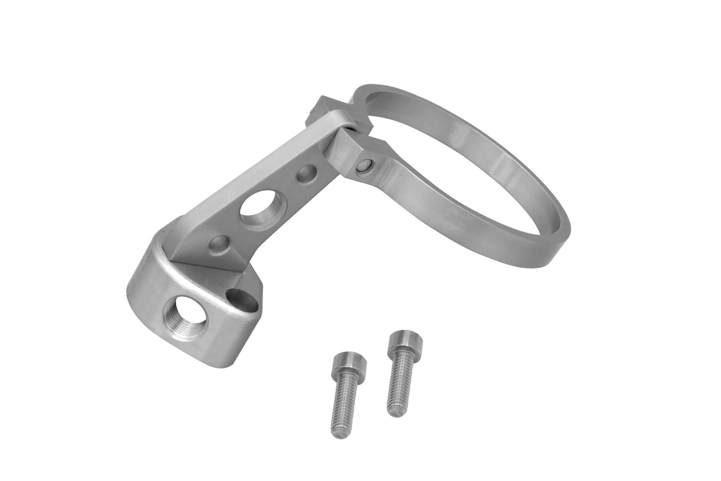 Billet Mag Clamp Breather Silver