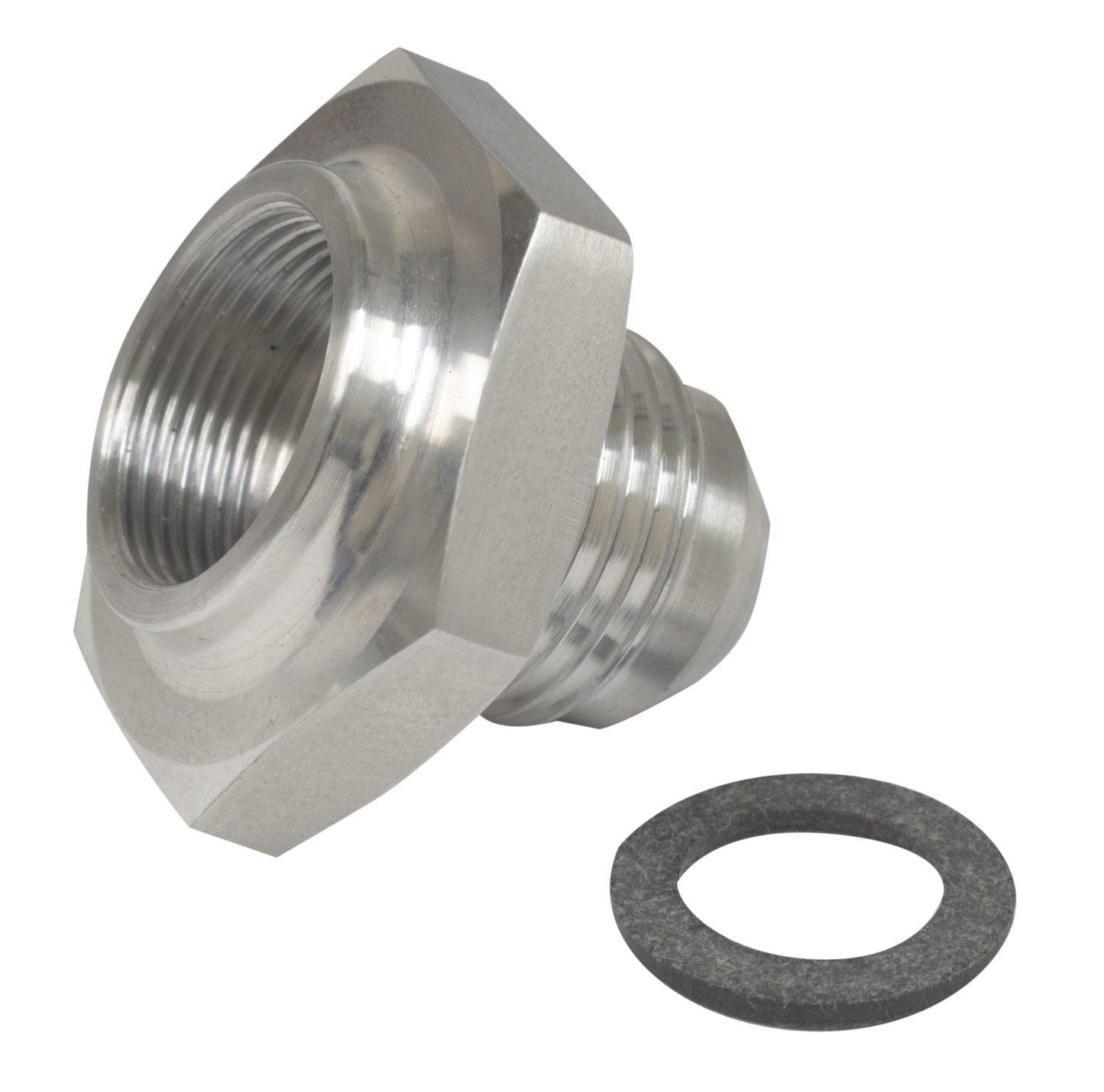 Low Profile Fuel Tank 8 Adapter Silver