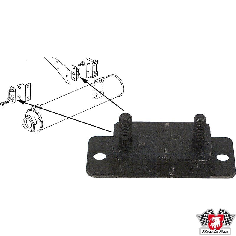 EXHAUST MOUNT VANAGON