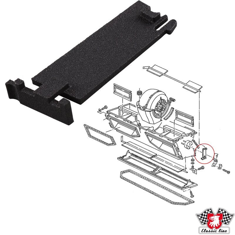Heater Box Retaing Plate Rt
