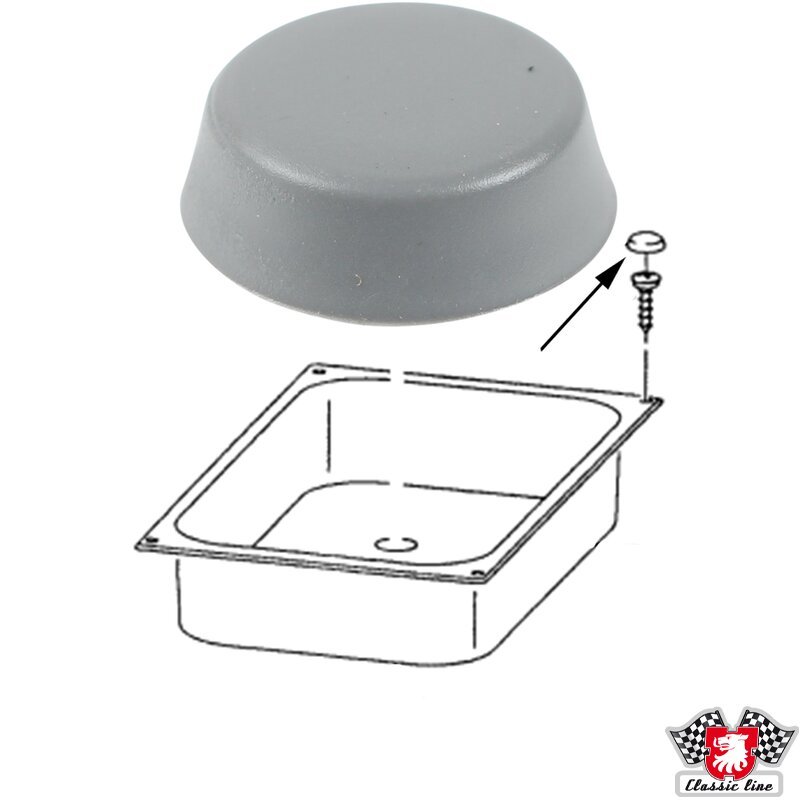 Screw Caps Int Vanagon Grey