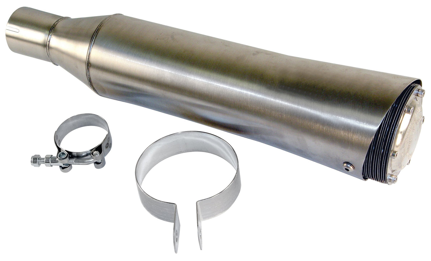 Spark Arrestor, 17" S/S Muffler without Mount, 4" Discs