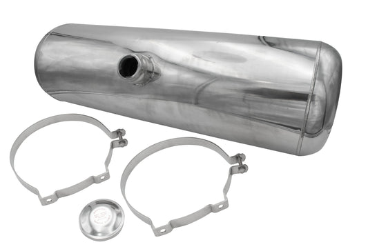 S/S Gas Tank, 8" X 33", Center Fill, 6.8 Gallon