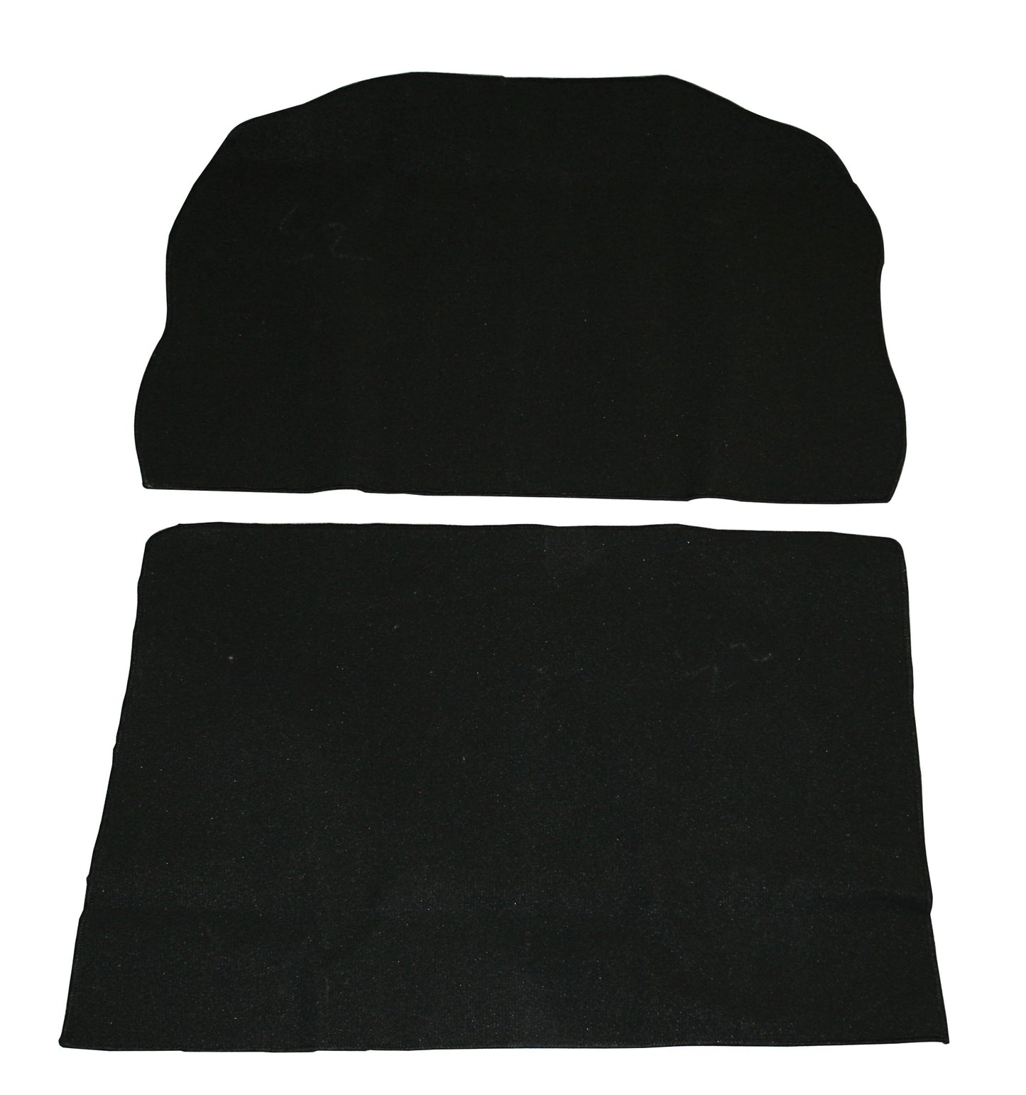 71 72 Super Beetle Sedan & Conv. Trunk Carpet, 2 Piece, Black