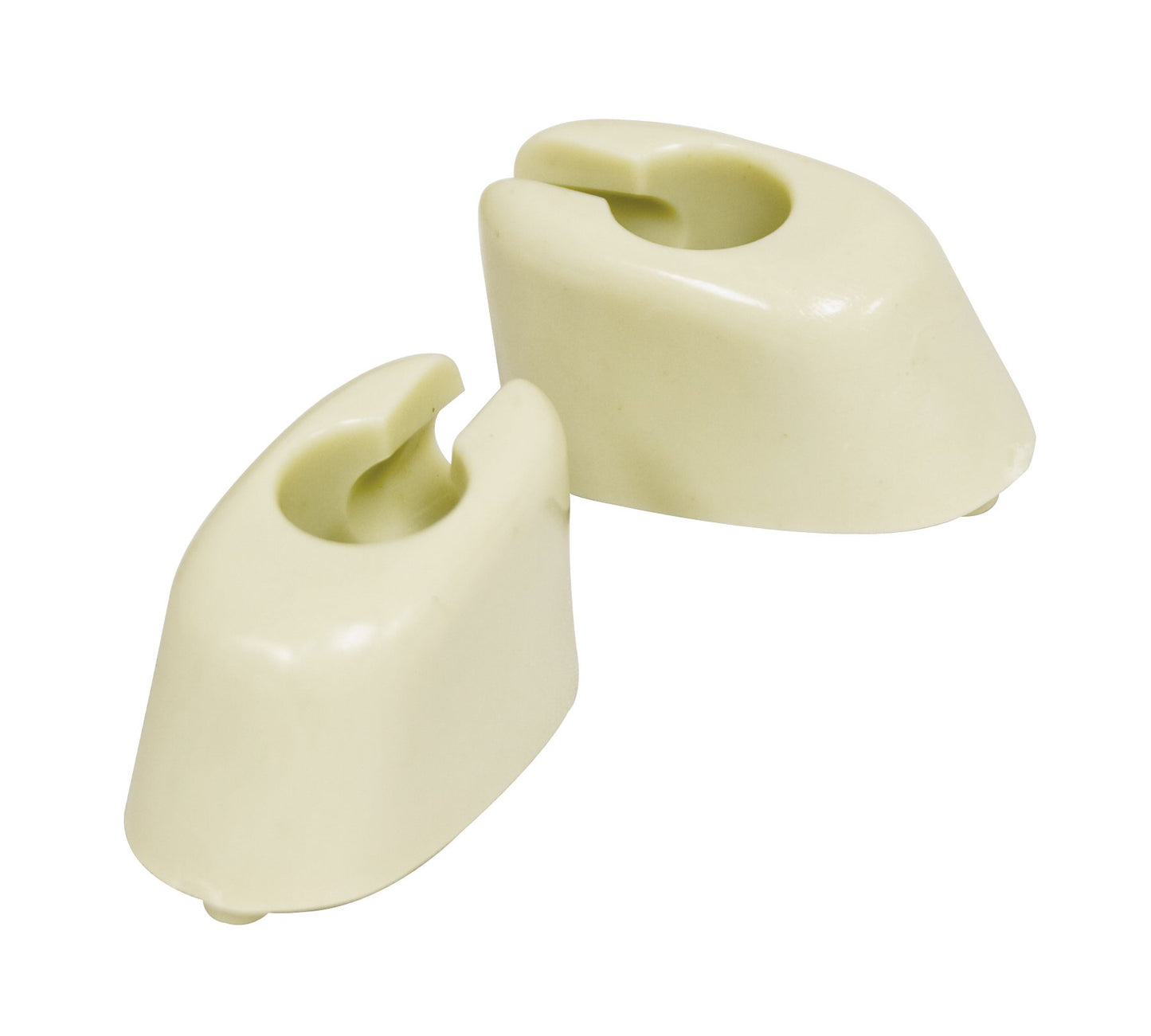 Sun Visor Clips, Type 1, 65 67, Type 2, 68 79, Ivory, Pair