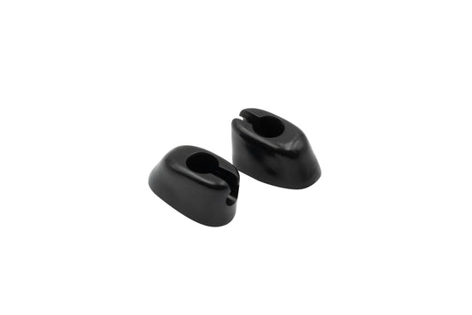 Sun Visor Clips, Type 1, 65 67, Type 2, 68 79, Black, Pair