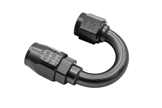 XRP  6 180Âº Double Swivel Hose End   Aluminum   Black