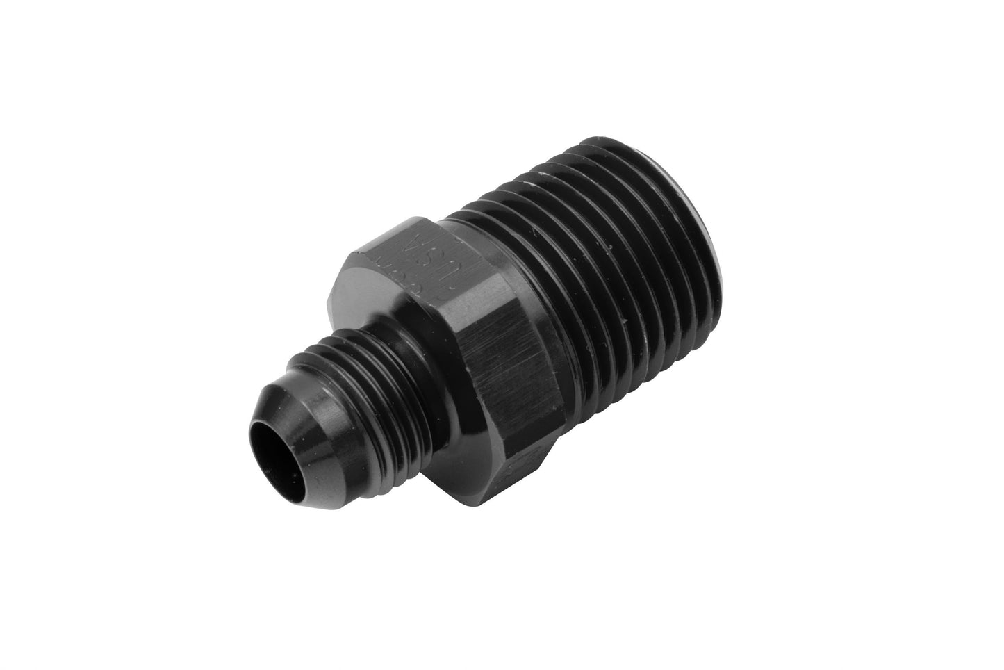 XRP ADAPTER,  6 FLARE TO 1/2 NPT   BLACK